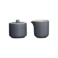 MILCH- UND ZUCKERSET Jasper grau 2er Set - Grau, Keramik (1/1cm) - Ritzenhoff Breker