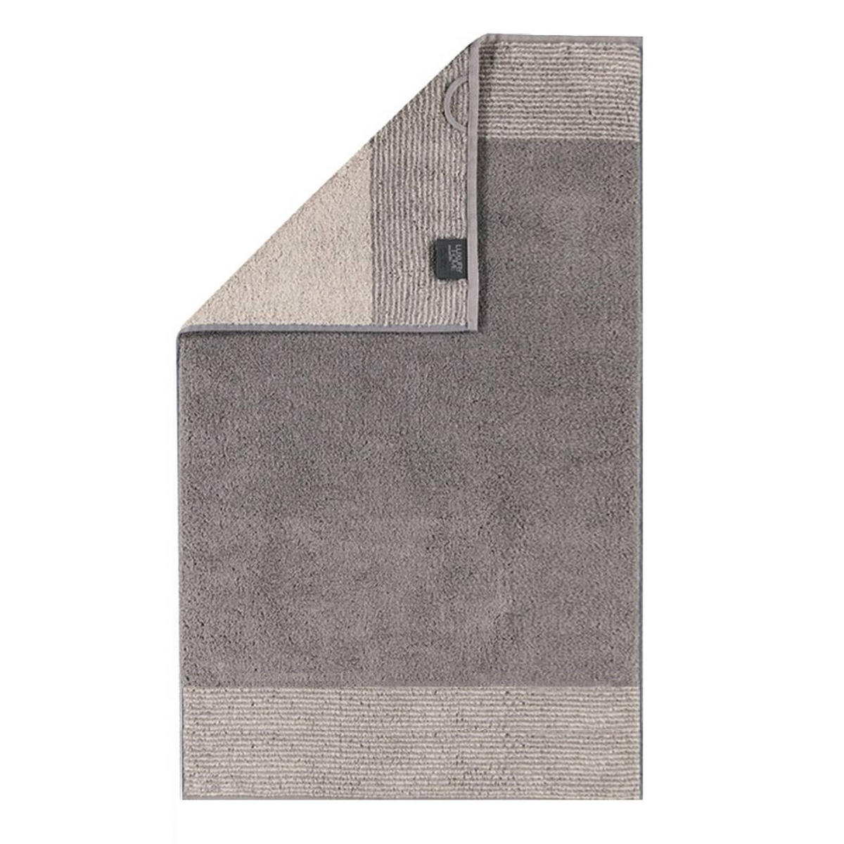 HANDTUCH Unisex Luxury Home C Two-Tone Grau Baumwolle 10er Pack - Graphitfarben, Naturmaterialien (200/135cm) - Cawoe