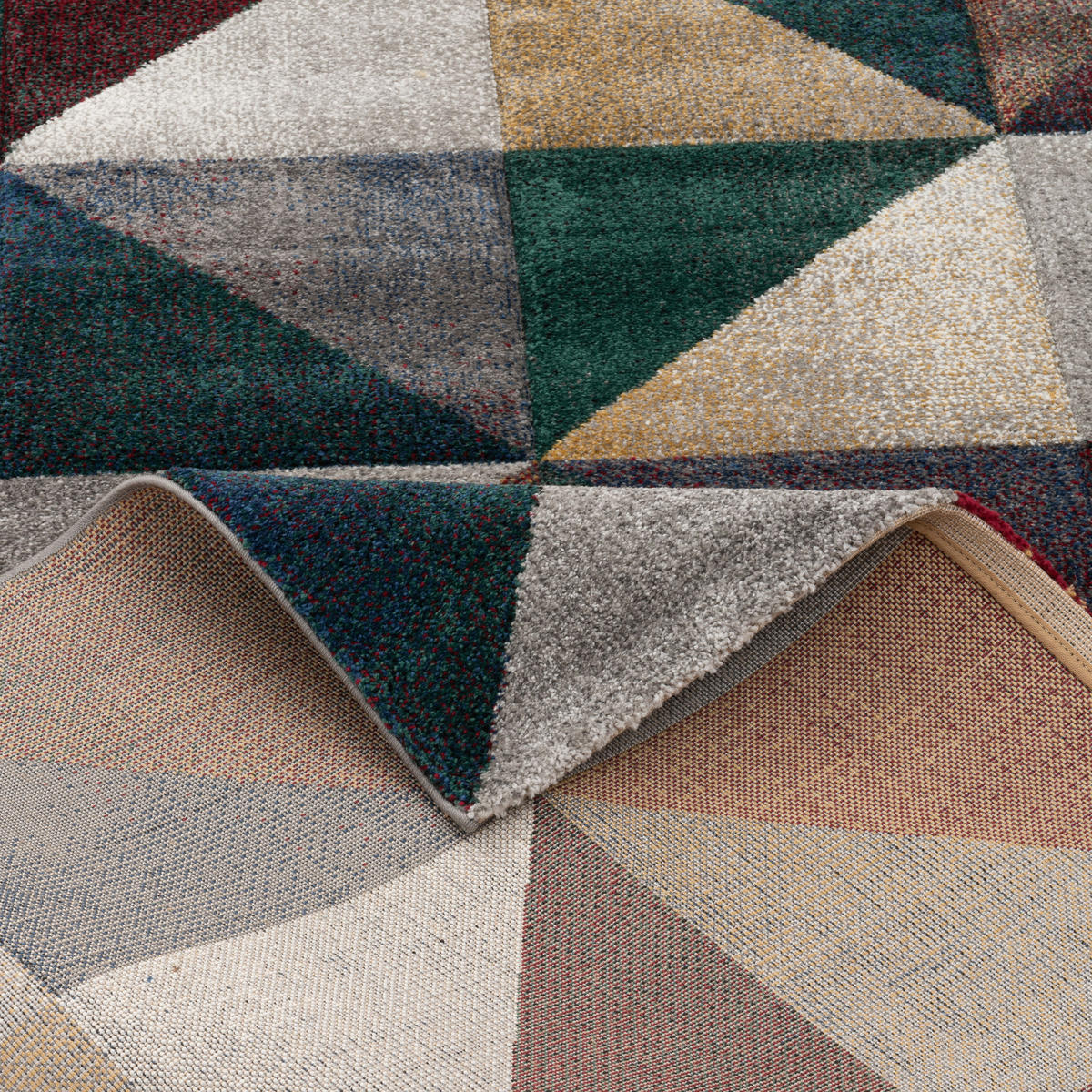 DESIGNER TEPPICH MAUI MODERN PRISMA - Grün, Textil (140/200cm) - Pergamon