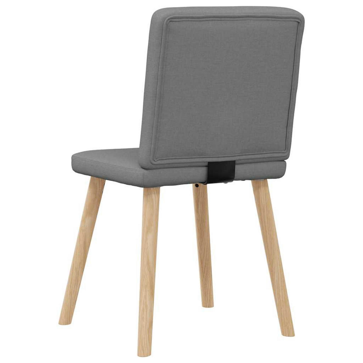 ESSZIMMERSTÜHLE 2 Stk. Dunkelgrau Stoff 45*54*86cm - Dunkelgrau, Metall (45/86/54cm) - ZMH