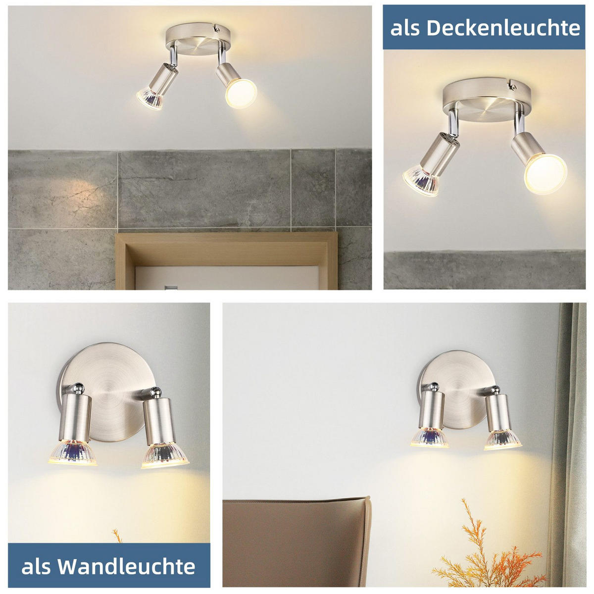 STRAHLER Heike 11/11/11 cm - Silberfarben, Metall (11/11/11cm) - Nettlife