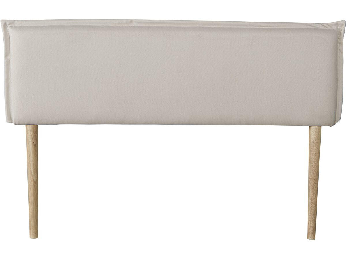 KOPFTEIL UND LATTENROSTSCHUTZ jessica beige - Beige, Naturmaterialien (7/105/165cm) - Habitat Garten