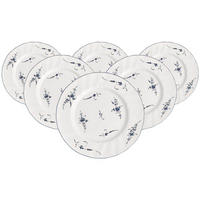 SPEISETELLER Vieux Luxembourg weiß-blau ø 26 cm 6er Set - Blau/Weiß, Keramik (26cm) - Villeroy & Boch