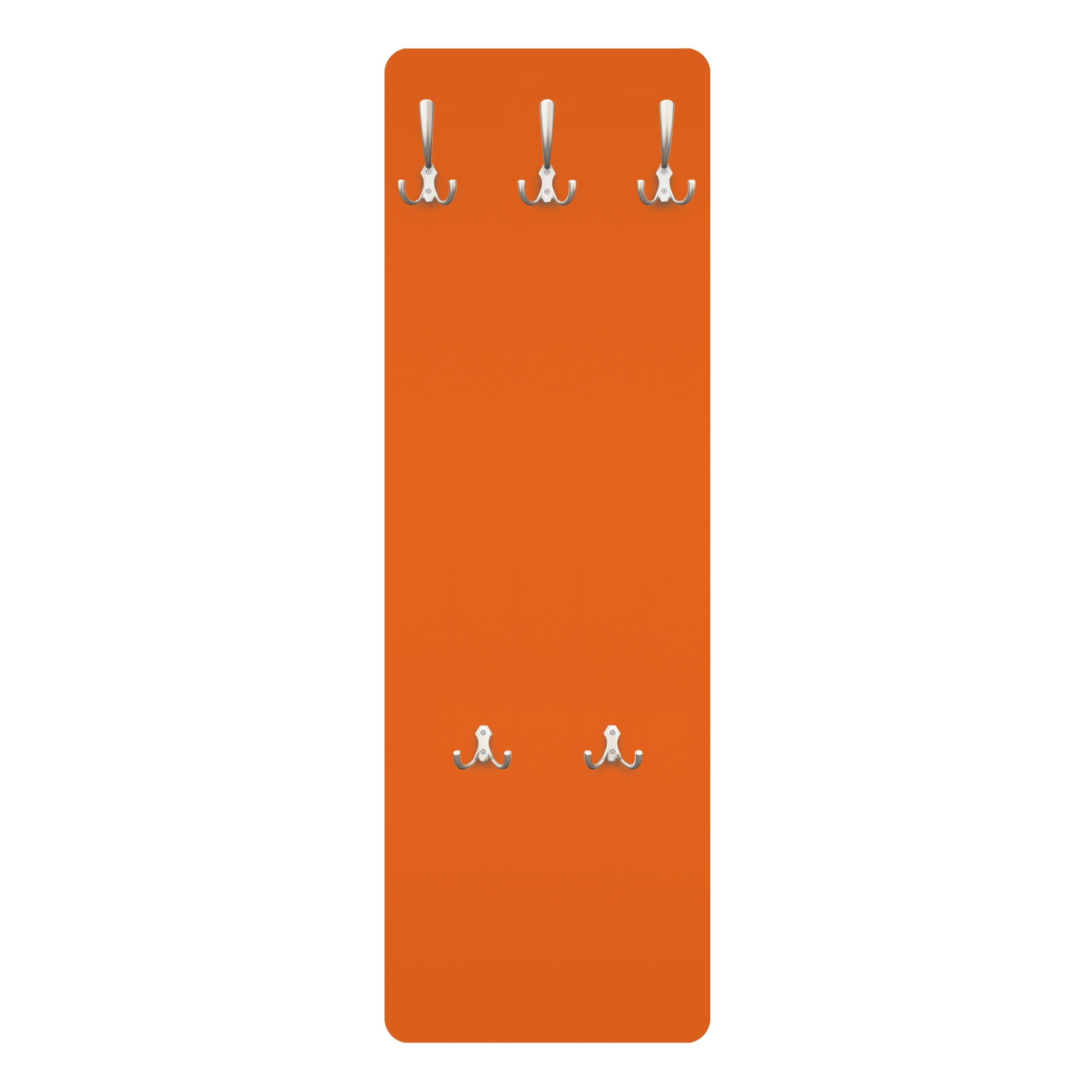 WANDGARDEROBE - Mohn 34/105 cm - Orange, Holzwerkstoff (34/105/1.6cm) - Bilderwelten
