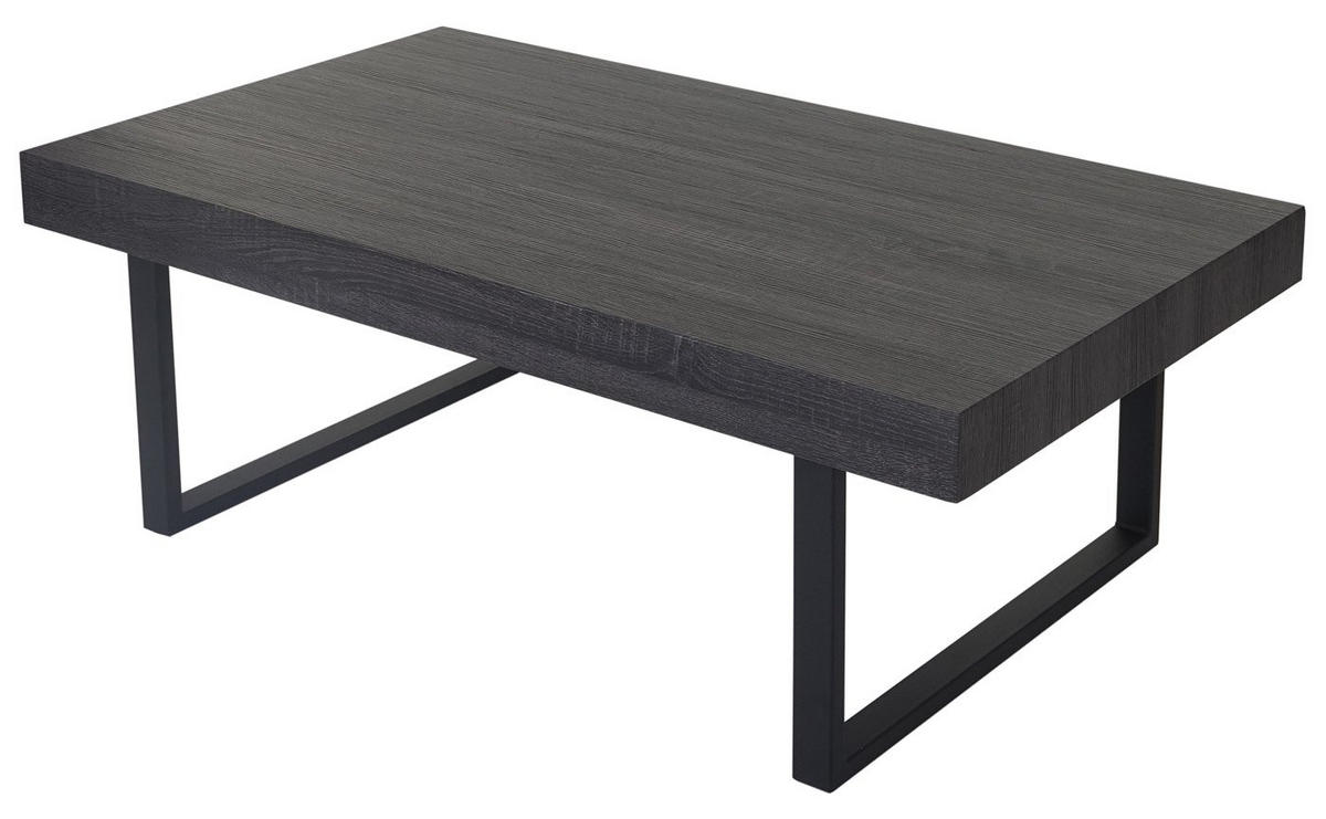 COUCHTISCH rechteck Schwarz - Schwarz, Holz (60/110/40cm) - MCW