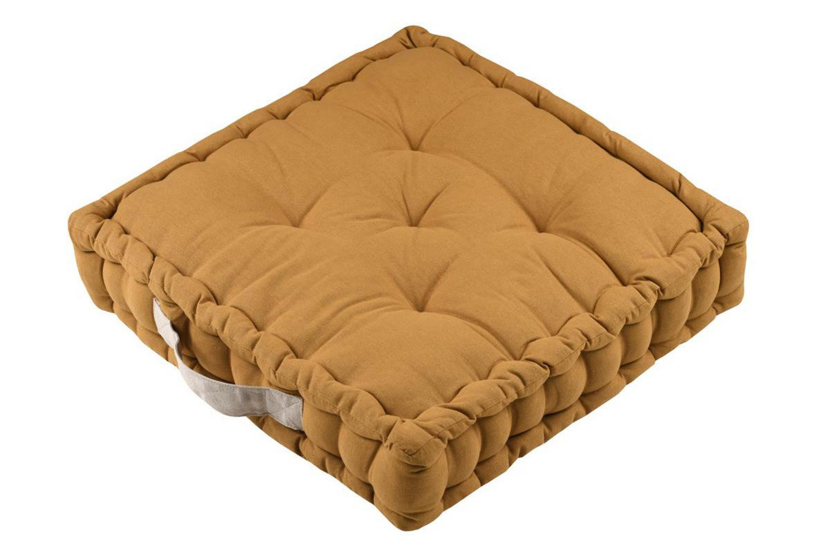 BODENKISSEN Duo 45/45/10 cm - Braun, Naturmaterialien (45cm)