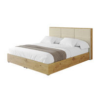 POLSTERBETT mit Bettkasten und Lattenrost, Bett mit Matratze H3/H4 - ENZO1 180x200 Beige - Taupe, Holzwerkstoff/Textil (180/200cm) - ALTDECOR