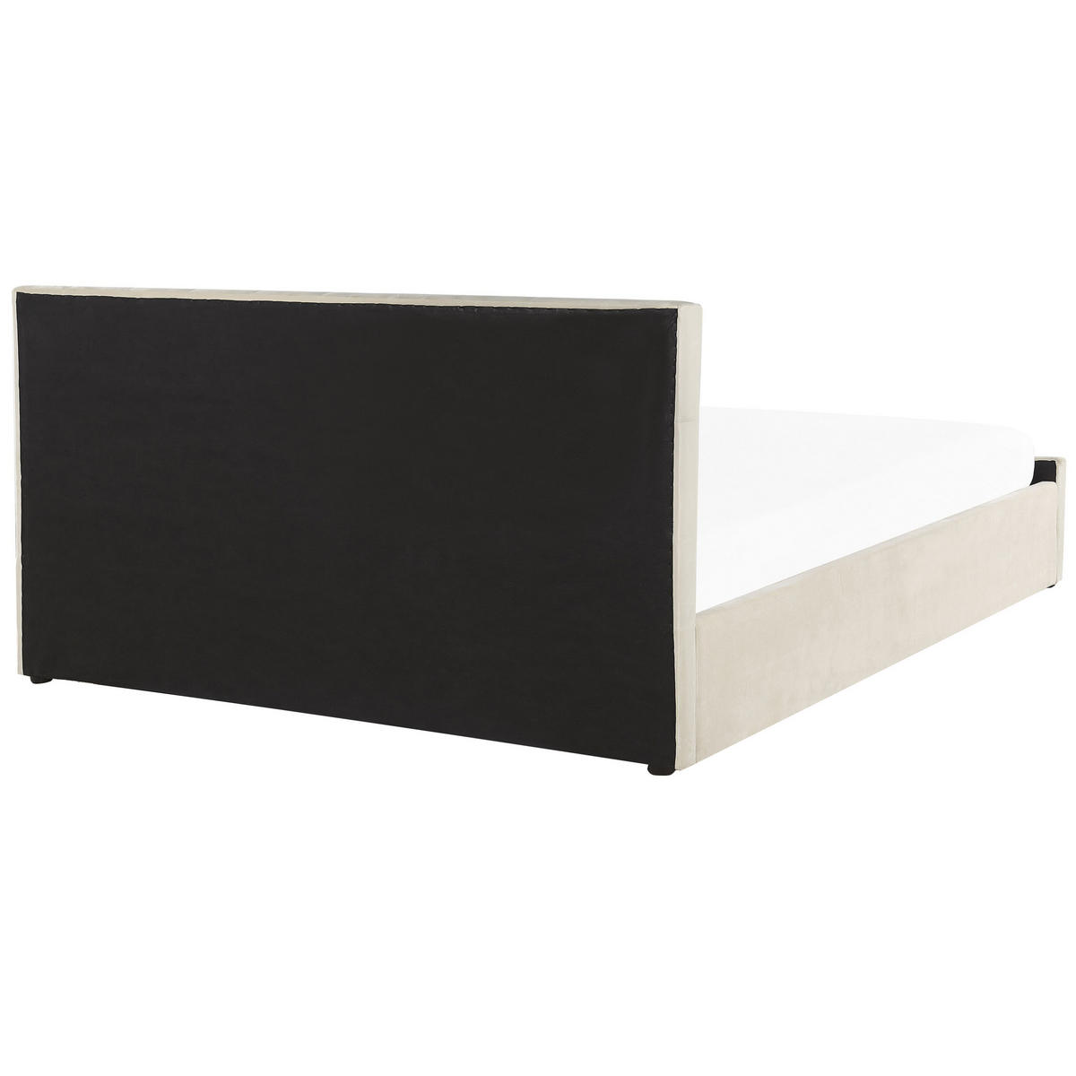 POLSTERBETT 180/200cm Helles Beige Amiens - Beige, Textil (180/200cm) - Beliani