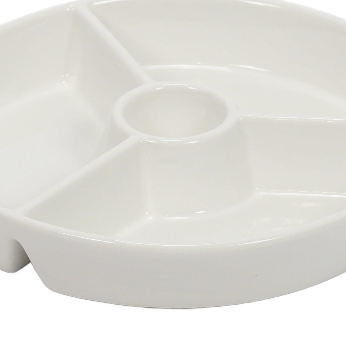 SNACKPLATTE rund 19,5 cm - Weiß, Keramik (19.5/3.5/19.5cm) - Excellent Houseware