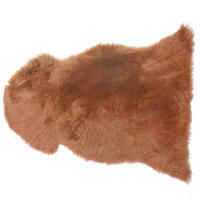 SHAGGY-SCHAFFELL Uluru 100/110/65 cm - Braun, Fell (65/100cm) - Beliani