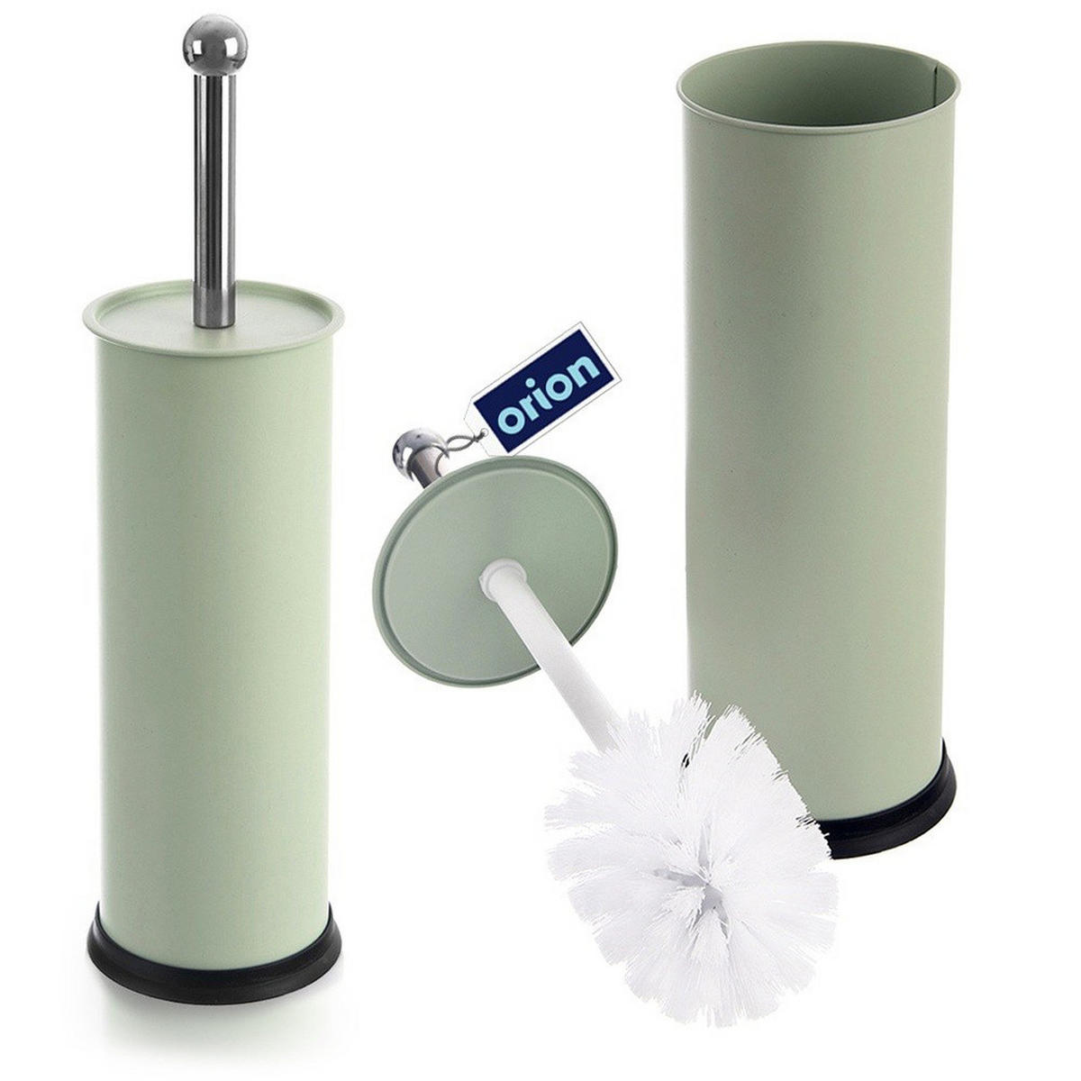 TOILETTENBÜRSTE Greenish Green - Pastellgrün, Kunststoff/Metall (10/38.5/10cm) - Orion 