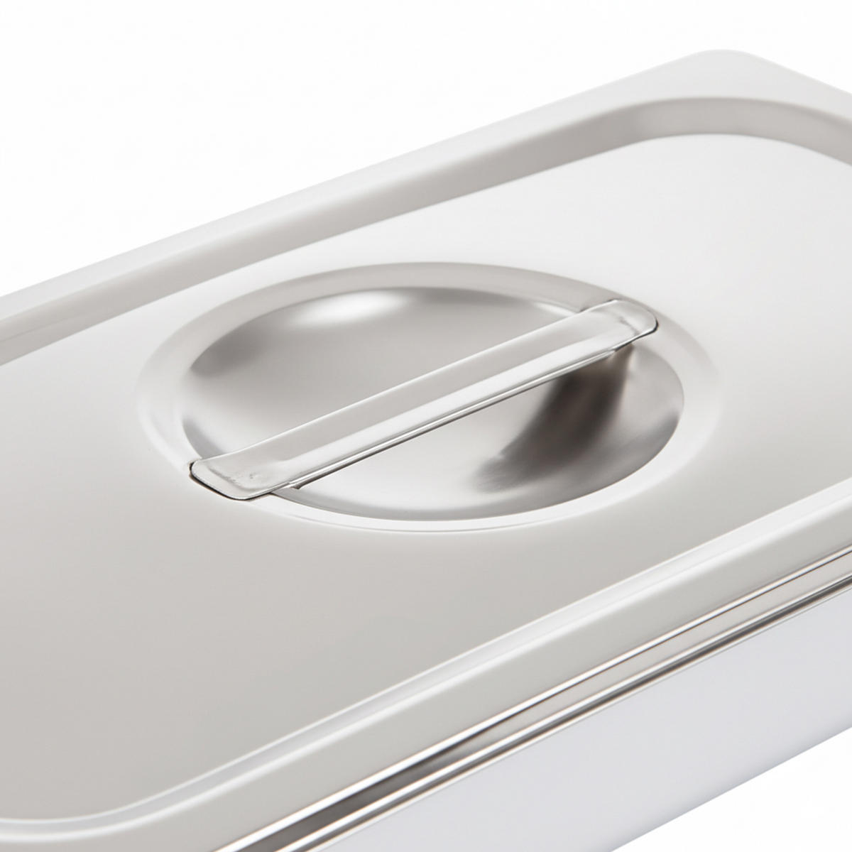 GN nádoby - stříbrná, kov - Relaxdays