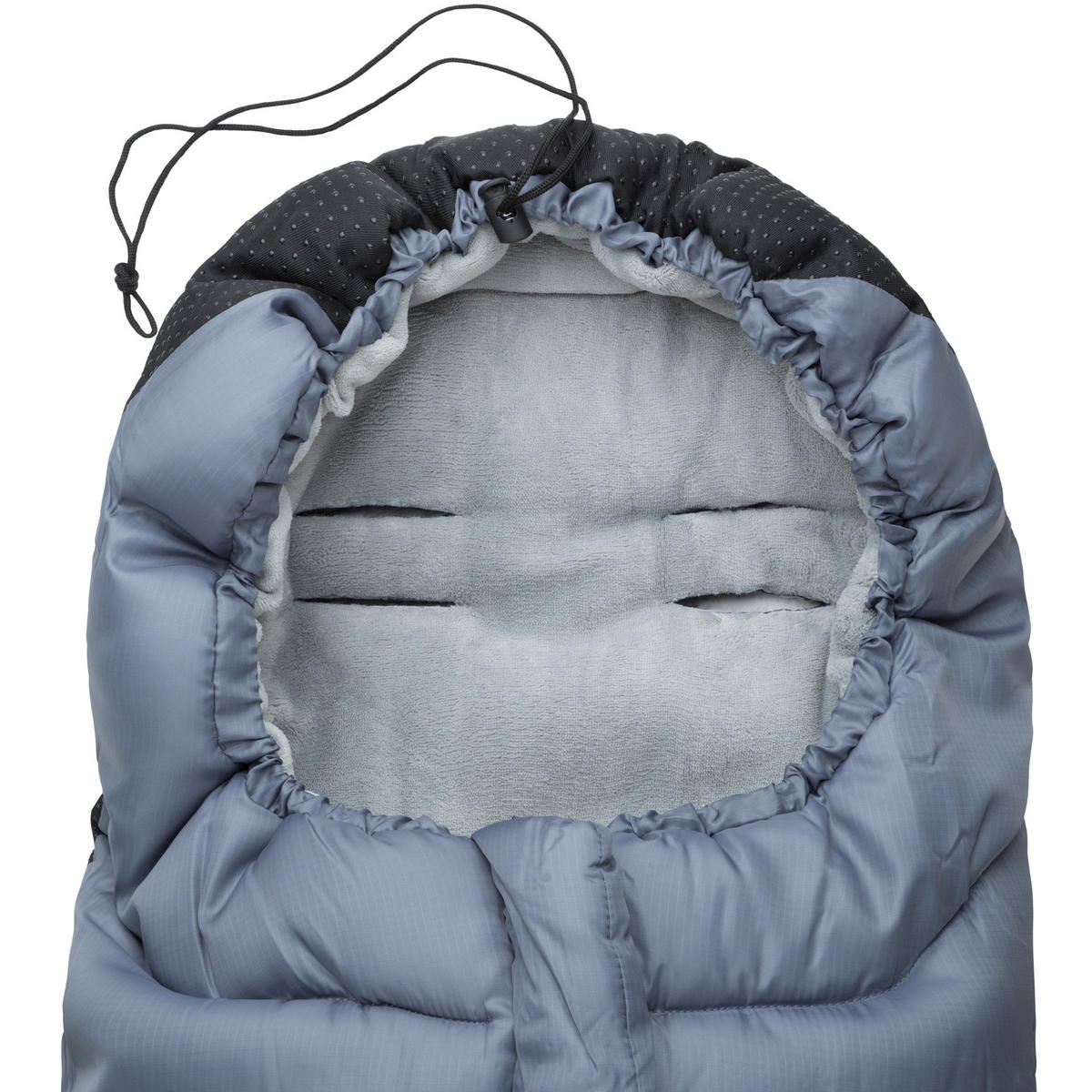 FUSSSACK ,waschbar, 97 x 47 cm,grau - Grau, Textil (47/3/97cm) - tectake