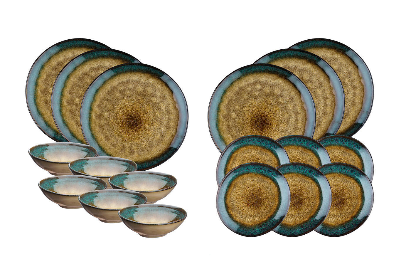 SERVICE Die Essentials Island - 18 Teile - Land & sea - Braun, Keramik (1/1/1cm) - Björn