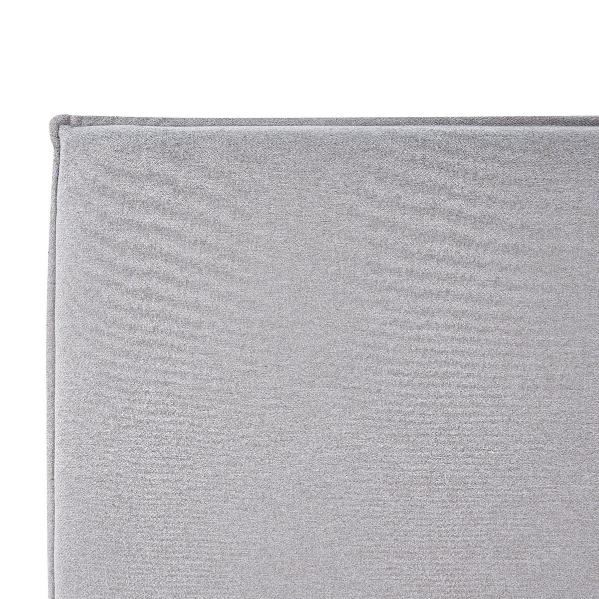 BETT mit Lattenrost 90/200 cm Stoff Hellgrau Sennez - Hellgrau, Textil (90/200cm) - Beliani