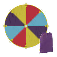 SCHWUNGTUCH - Multicolor, Textil (240/0.1/240cm) - Relaxdays