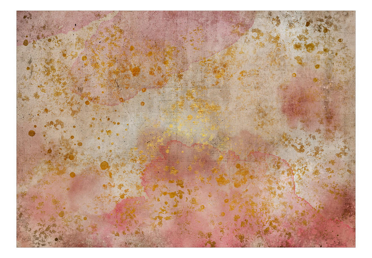 SELBSTKLEBENDE FOTOTAPETE 441/315 cm - Pink/Braun, Kunststoff/Textil (441/1cm) - KUNSTLOFT