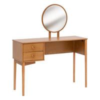 SCHMINKTISCH Charlie 110/42/126 cm - Braun, Holzwerkstoff (42/126/110cm) - Atmosphera Createur d´interieur
