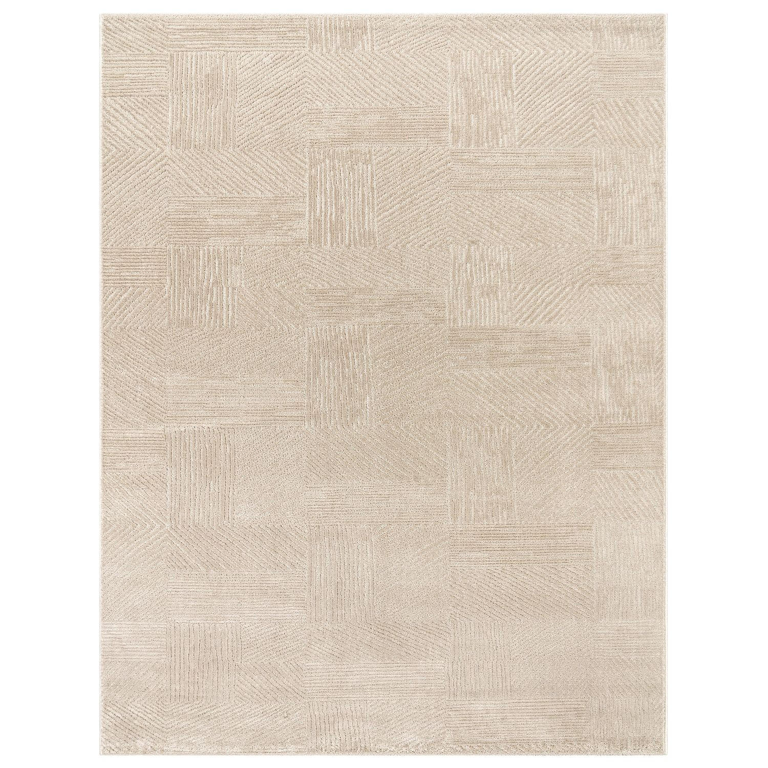 FLACHWEBETEPPICH Boho Beige 80 x 150 cm - Beige, Kunststoff (80/150cm) - TT Home