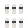 DUFTKERZE ZART - Vanille - L - 52 Std. - 6er set - Creme, Paraffin (7/15cm) - J-Line