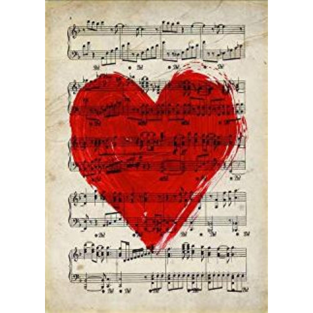 POSTER Des Herzens Auf Kurzheiz. A4 Rahmenlos - Klar, Papier (29.7/5/21cm) - Nacnic