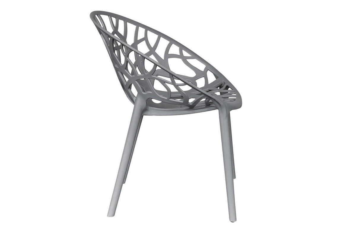 STAPELSTUHL Bilby Gartenstuhl Bistrostuhl Kunststoffstuhl Anthrazit - Anthrazit, Kunststoff (58/80/62cm) - dasmöbelwerk