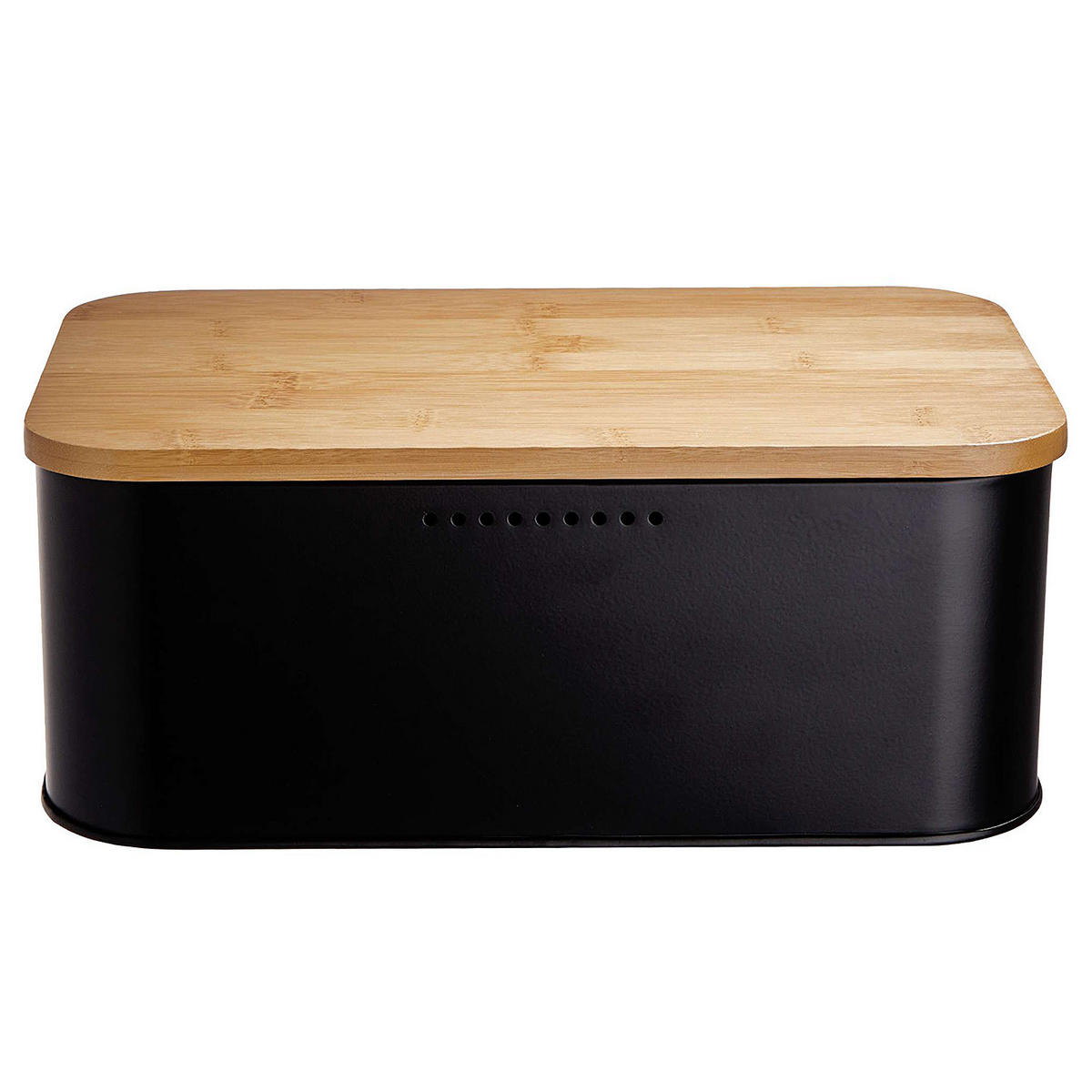 BROTBOX Bread 'N' Breakfast - Schwarz, Metall (18/13/31cm) - Butlers