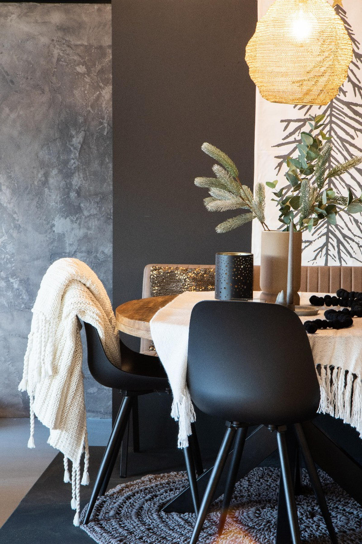 ESSZIMMERSTUHL Monza Schwarz 54/46/88 cm 2er-Set - Schwarz, Kunststoff (46/88/54cm) - LABEL51