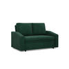 SOFA 2-SITZER MIT SCHLAFFUNKTION NEO, Cord - Dunkelgrün - Smaragdgrün, Textil (148/90/87cm) - Mebligo