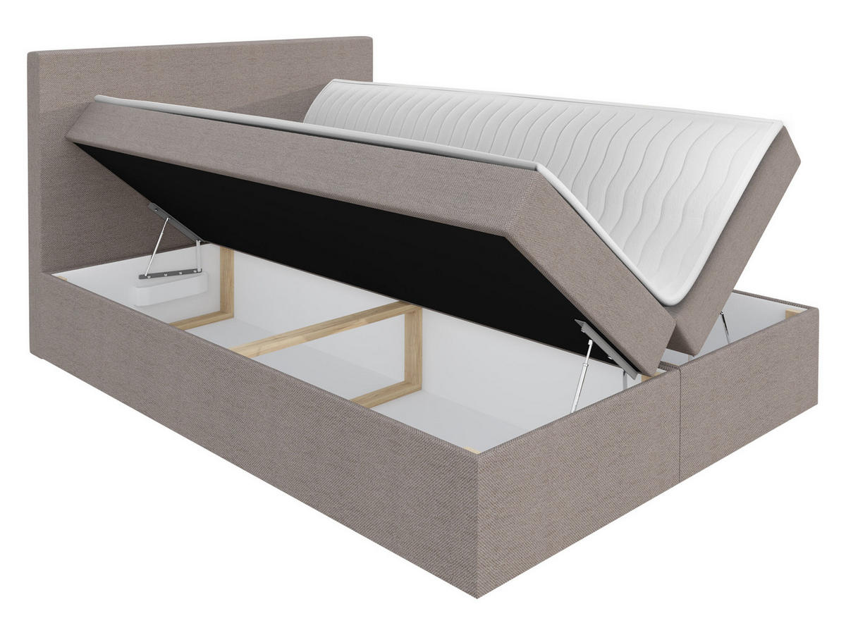 BOXBETT Basic - Dunkelblau, Holz (120/200cm) - MIRJAN24