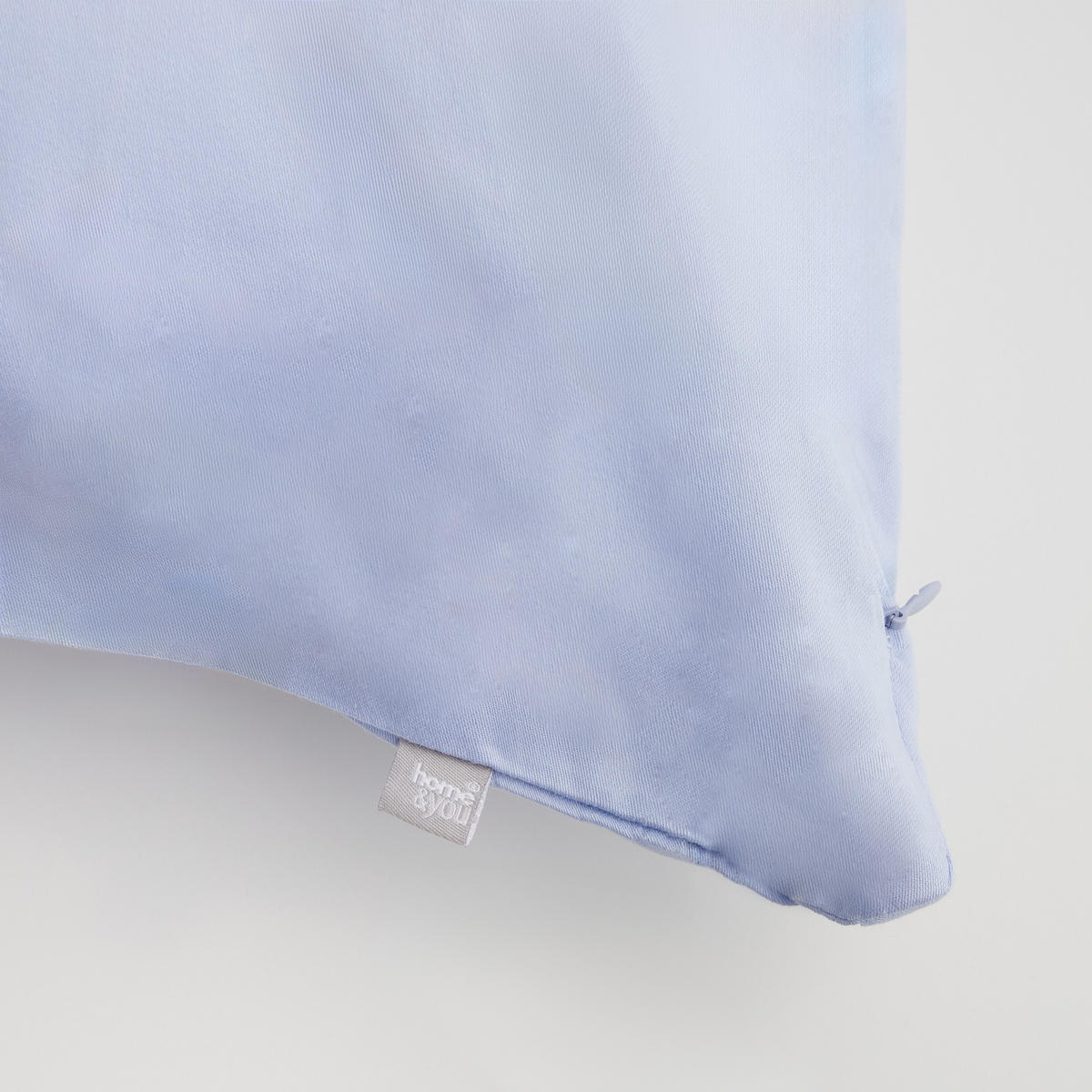 KISSENBEZUG Satinette - Hellblau, Textil (40/40cm) - home&you