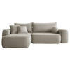 ECKSOFA Sandby - Beige/Schwarz, Holz/Kunststoff (283/168cm) - MIRJAN24