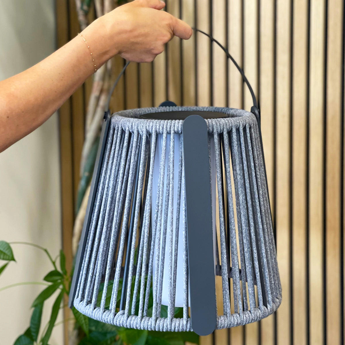 SOLARSTEHLEUCHTE RAYGLOW grau - Grau, Metall (90/90/176cm) - Lumisky