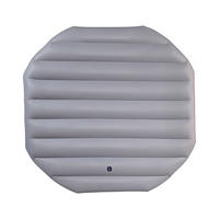 AUFBLASBARE Thermoabdeckung DROP THERMO - Grau - Grau, Kunststoff (155/20/155cm)