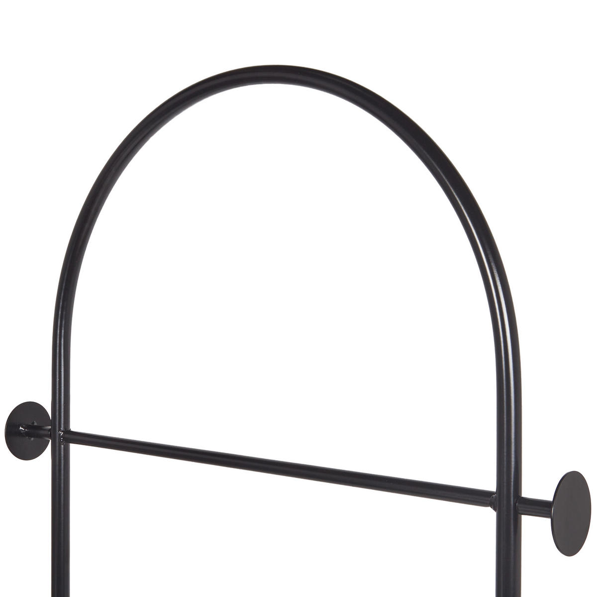 KLEIDERSTÄNDER Metall schwarz 174 cm Hardin - Schwarz, Metall (60/174/33cm) - Beliani