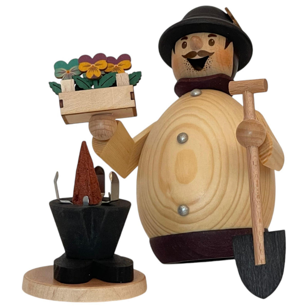 RAUCHMANN Max als Hobbygärtner 16 cm - Multicolor, Holz (10/16/10cm)