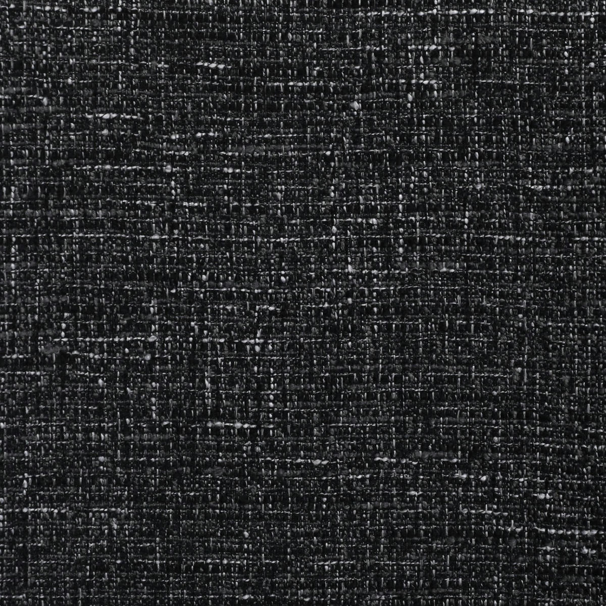 STUHL-SET 2 Stück in Teddystoff Schwarz - Schwarz, Textil/Metall (50/82/58cm) - Furnhouse