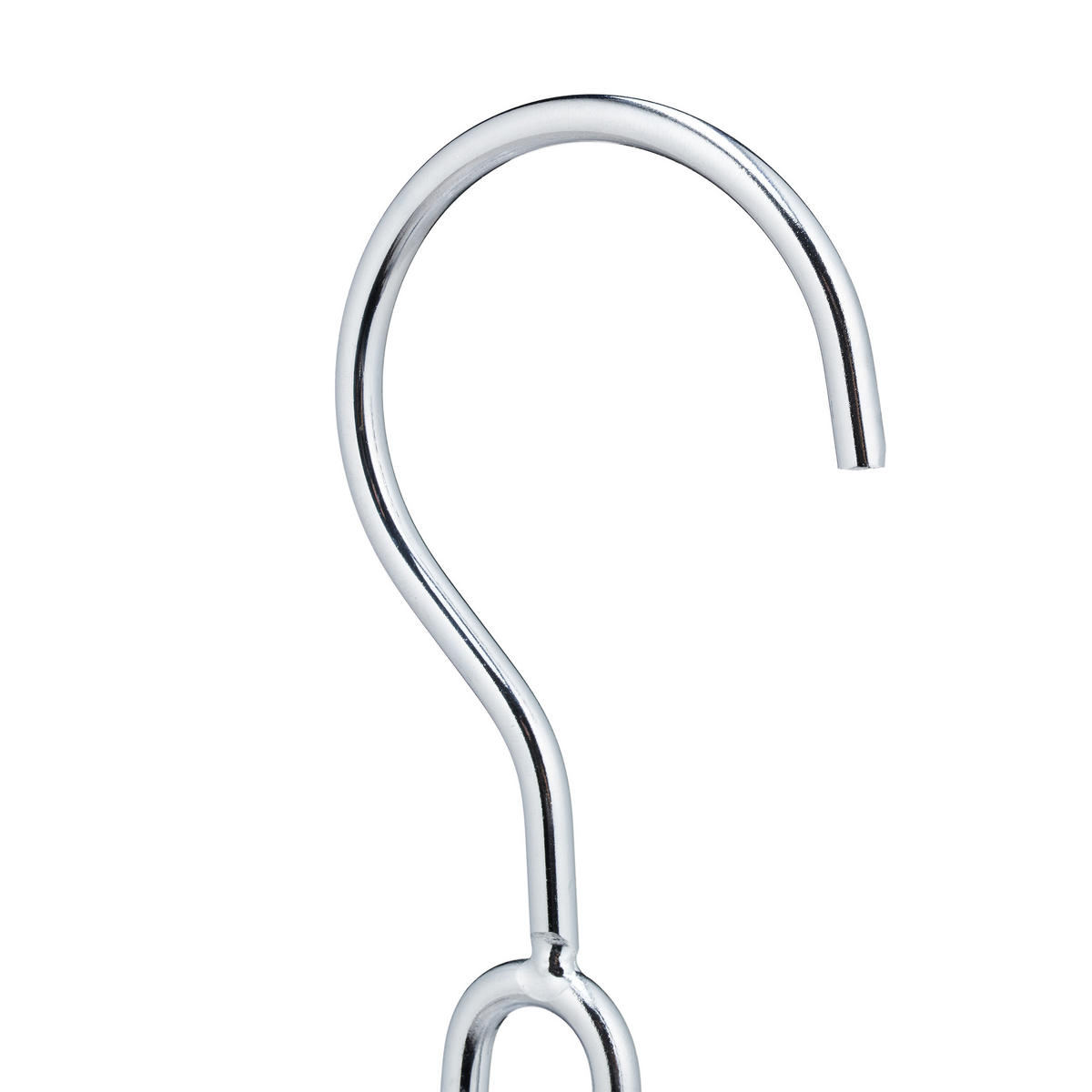 VEŠIAK na tašky - strieborná, kov (4.5cm) - Relaxdays