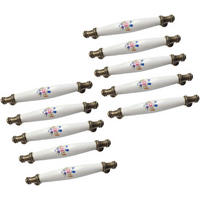 MÖBELGRIFF 10er-Set 128 mm - Blau, Metall (0.16/4.3/1.45cm)
