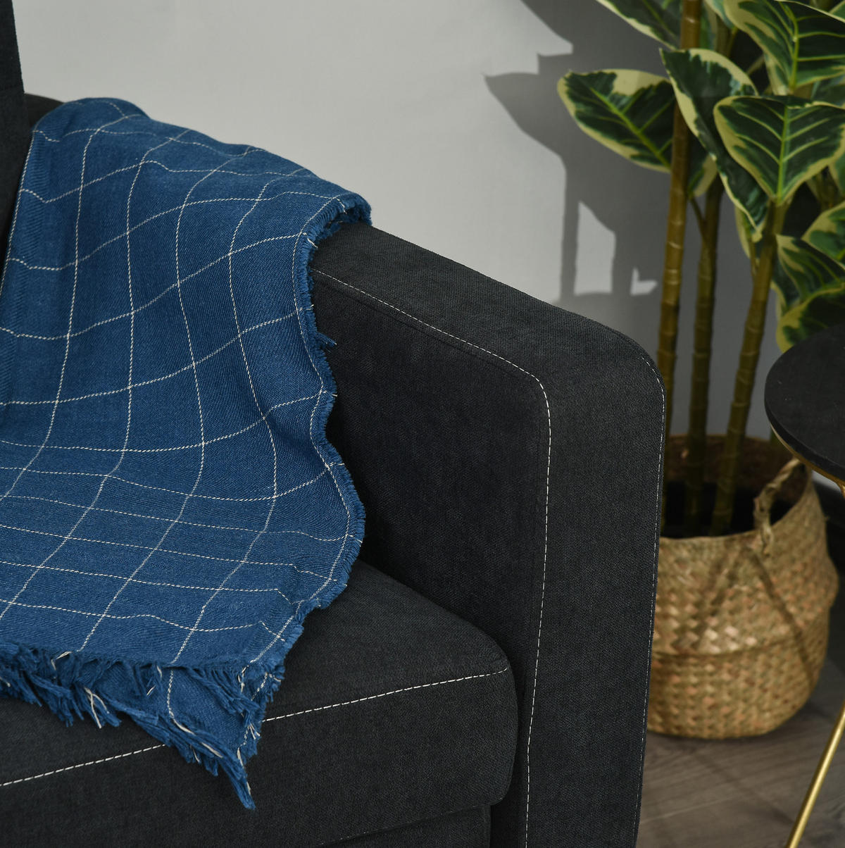 SCHLAFSOFA Samt mit Schlaffunktion, verstellbarer Rückenlehne 155/90/88,5 cm Schwarz - Schwarz, Textil (90/88.5/155cm) - Redom