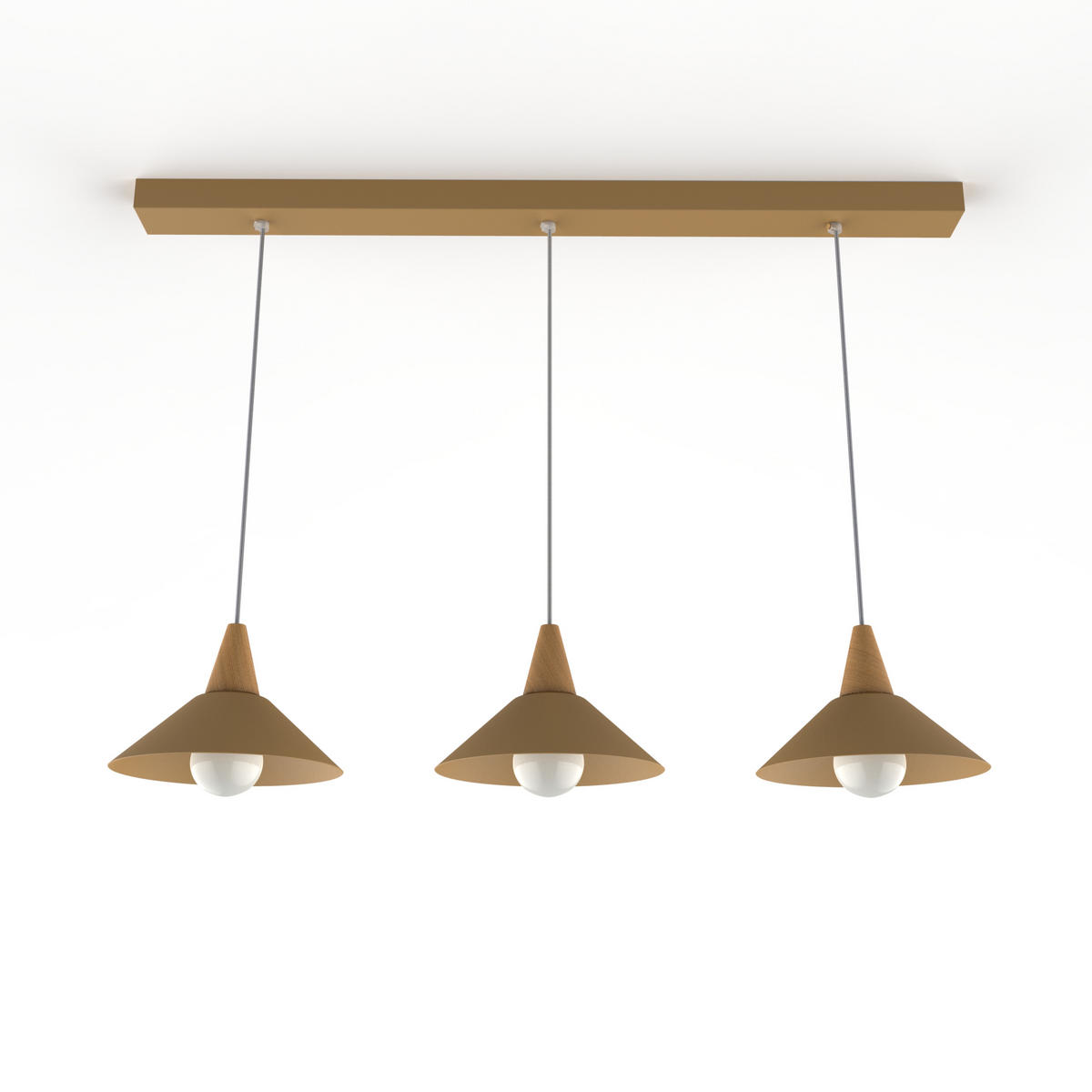 HÄNGELEUCHTE - Goldfarben, Metall (25/100/120cm) - Lumicom