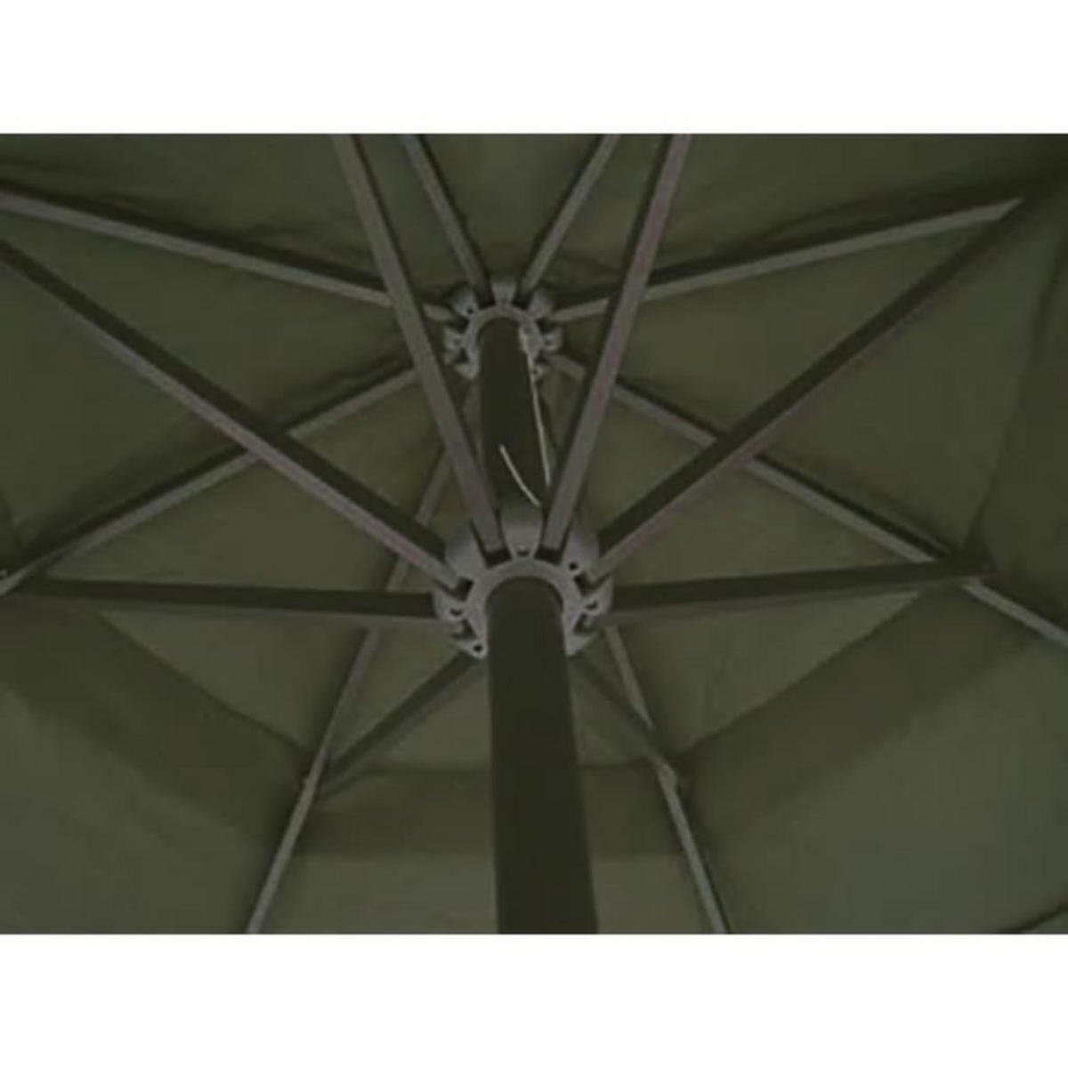 SONNENSCHIRM Grün Aluminium 500 Cm - Grün, Metall (500/500cm) - vidaXL