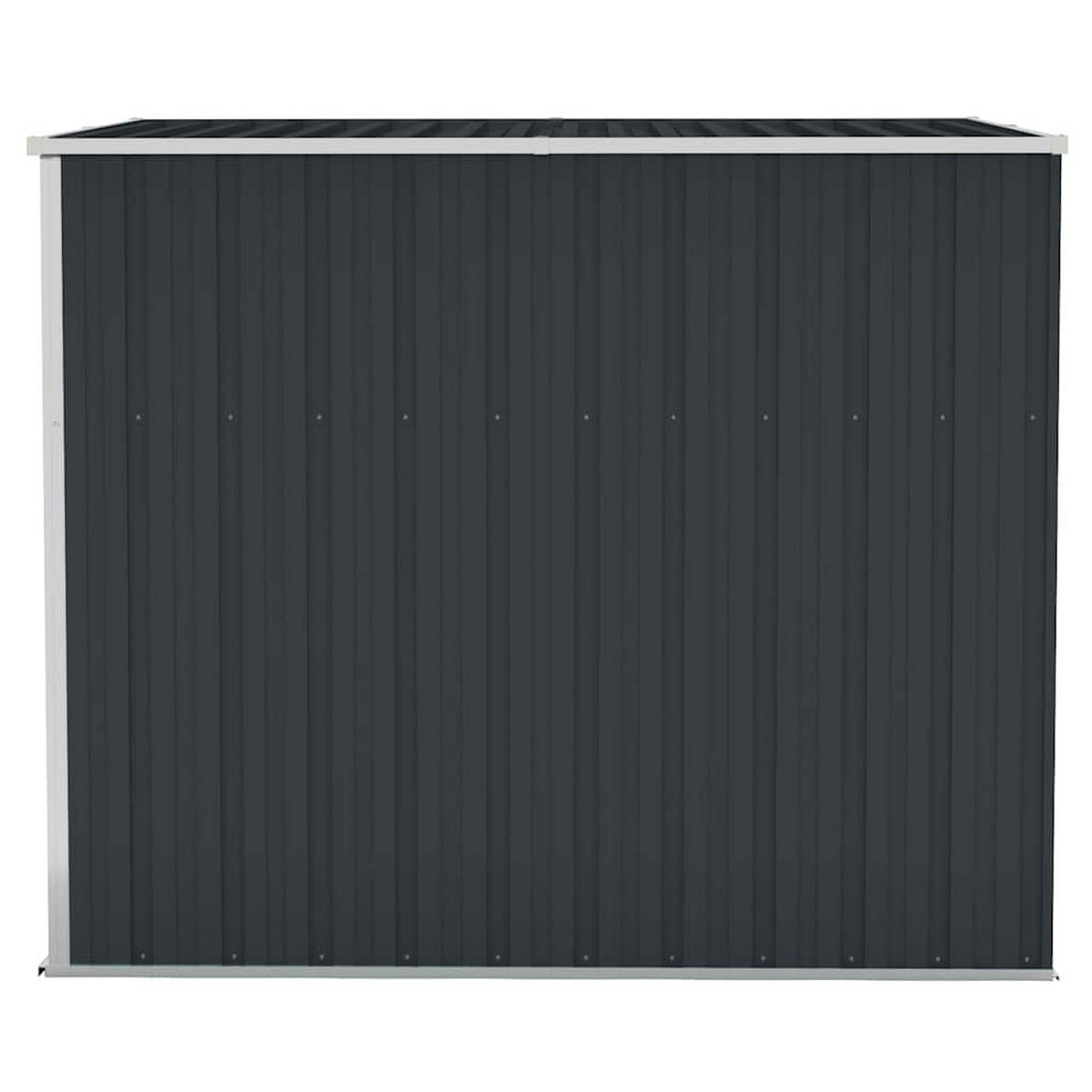 ANBAUSCHUPPEN Anthrazit 118/194/178 Cm Verzinkter Stahl - Anthrazit, Metall (118/178/194cm) - vidaXL