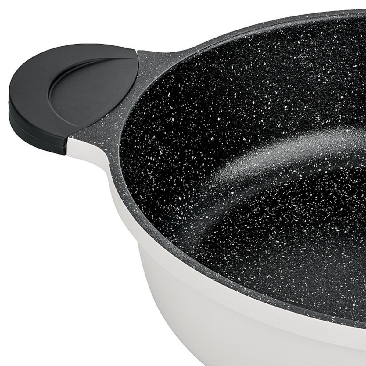SERVIERPFANNE Tomalin greyline 28 cm - Grau, Metall (28cm) - Mulex
