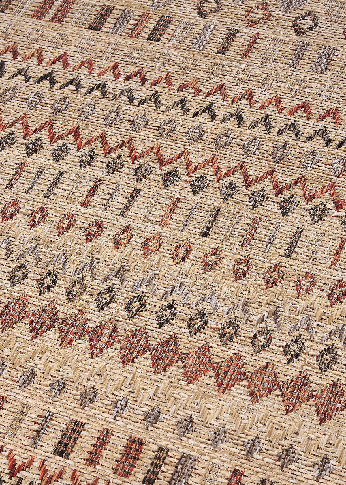 TEPPICH YUCANA Beige Outdoor Flachgewebe 120/170 cm - Beige, Textil (120/170cm) - Tapiso