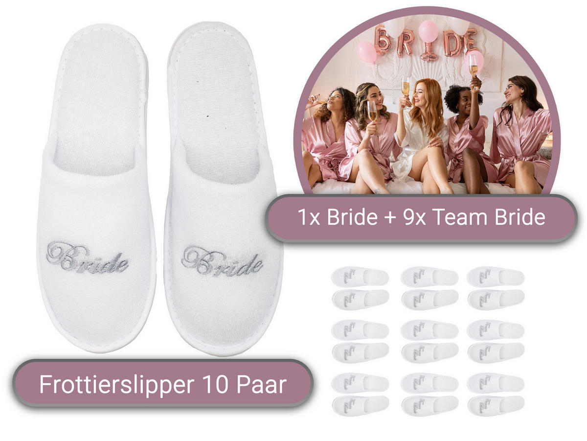 FROTTIERSLIPPER, Universalgröße, 100% Polyester, Grau - Silberfarben, Textil (5/3/29cm) - Zollner