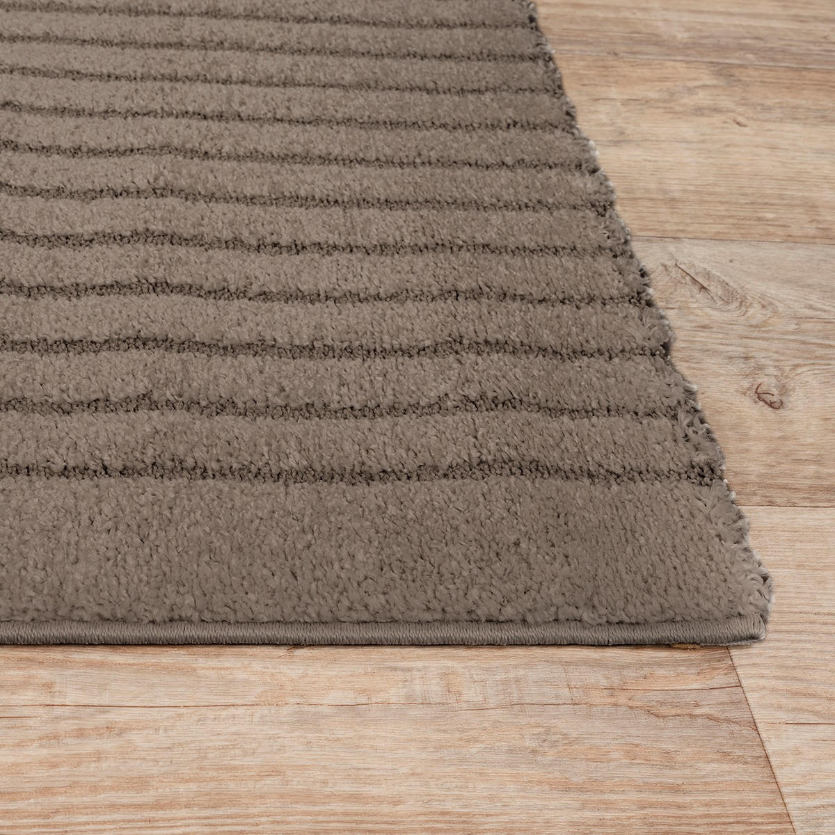 KURZFLORTEPPICH Geometrisch MUOTA Polypropylen Braun 240 x 340 cm - Braun, Textil (240/340cm) - KADIMA DESIGN