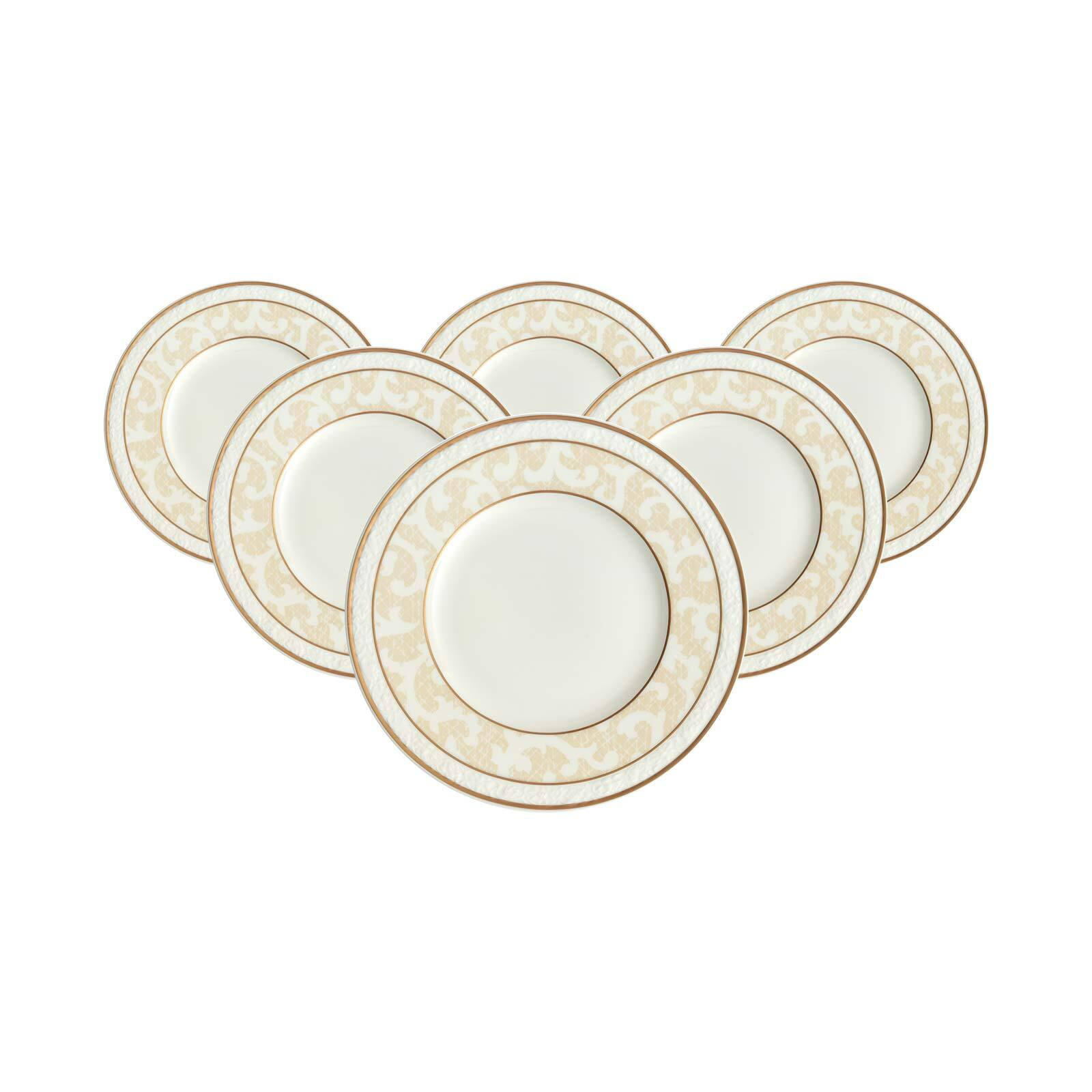 Villeroy & Boch Brotteller Weiß, Gold