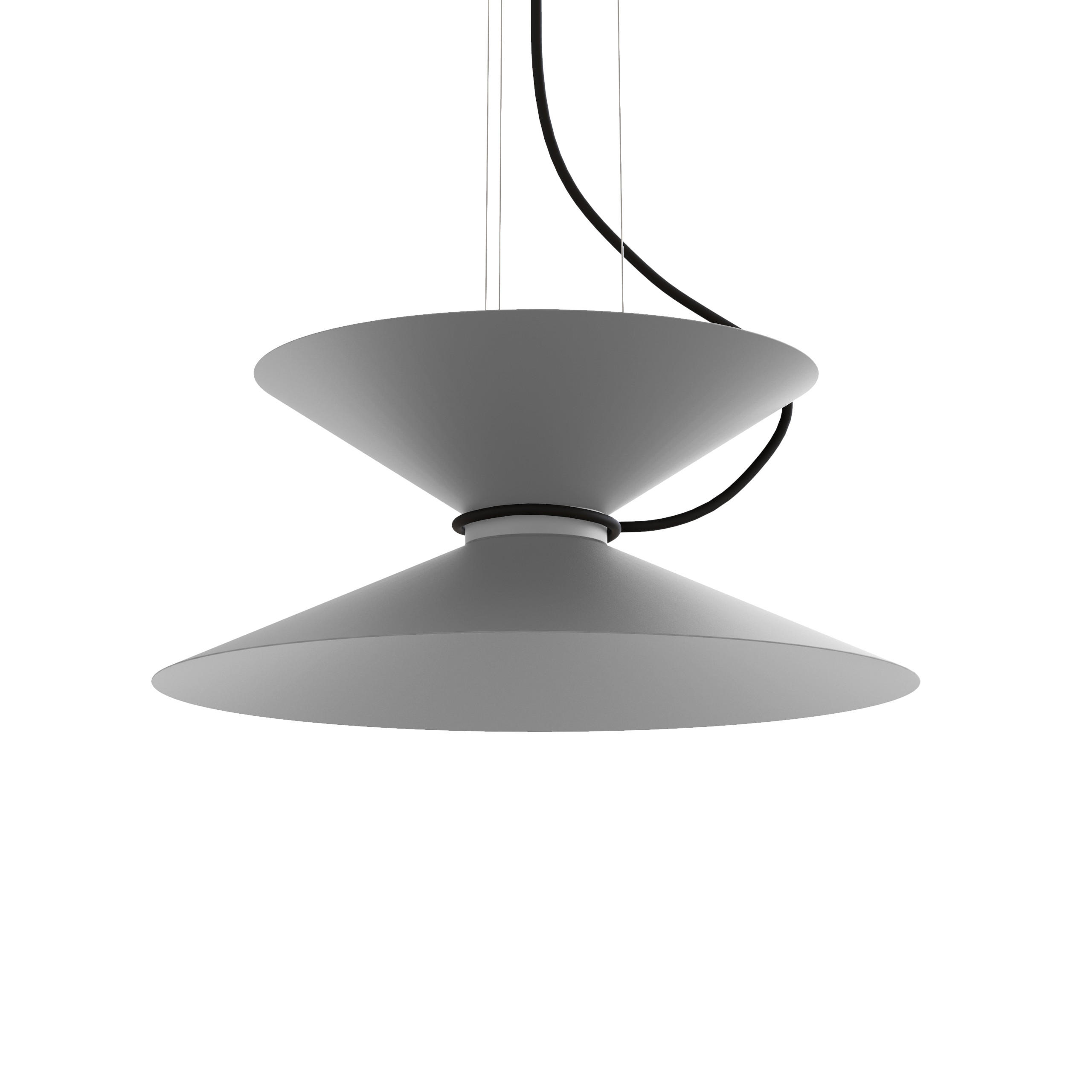 HÄNGELEUCHTE - Grau, Metall (40/40/20cm) - Lumicom