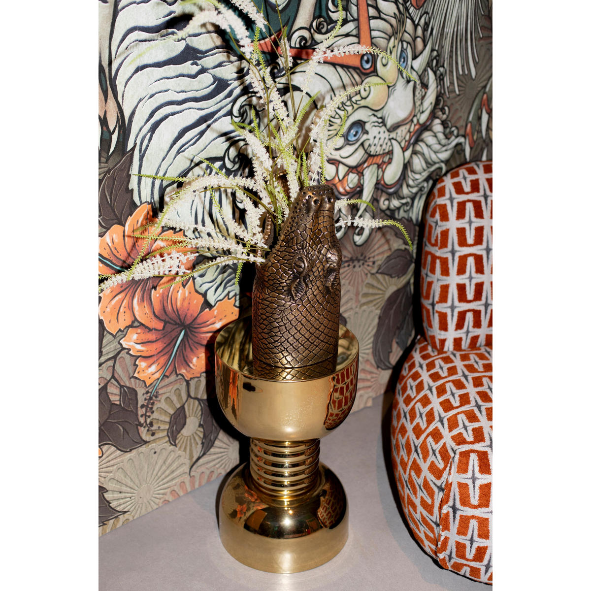 BEISTELLTISCH Gonna Make You Sweat Rond 29 cm Metaal Goud - Goldfarben, Metall (29/29/48cm) - Bold Moneky